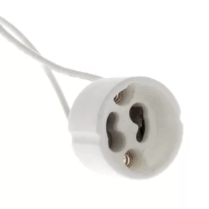 SOQUETE P/ LAMP. DICROICA BICO CHATO