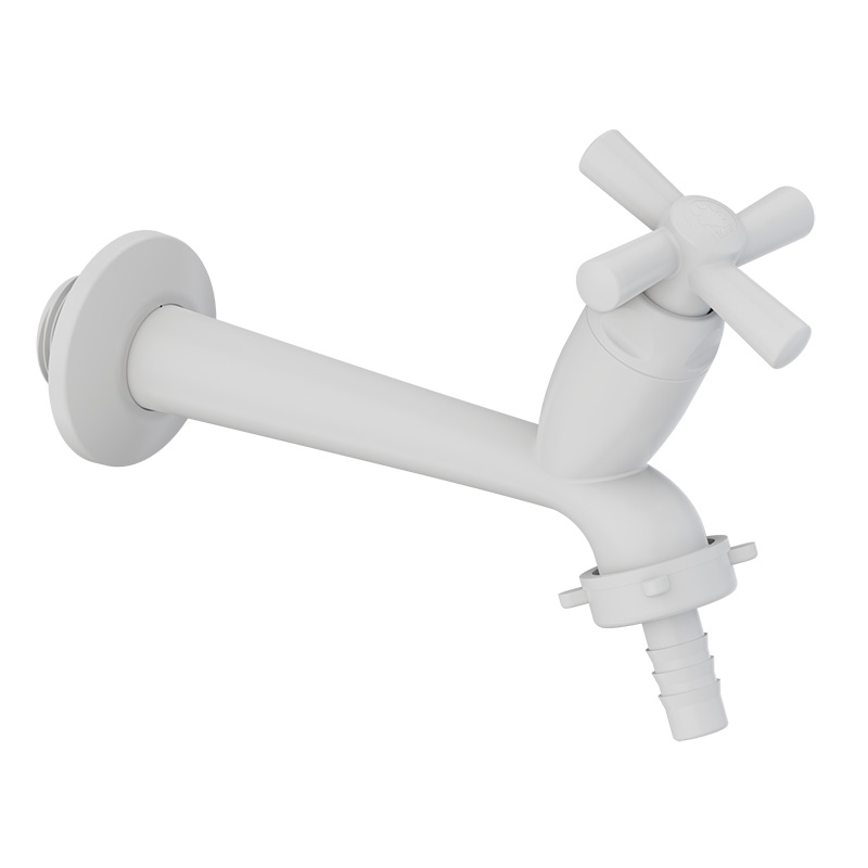 TORNEIRA JARDIM PVC BRANCA