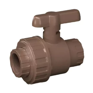 REGISTRO ESFERA KRONA PVC ROSCA 1" C/ UNIAO