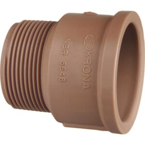 ADAPTADOR SOLDÁVEL CURTO COM BOLSA E ROSCA 25X3/4