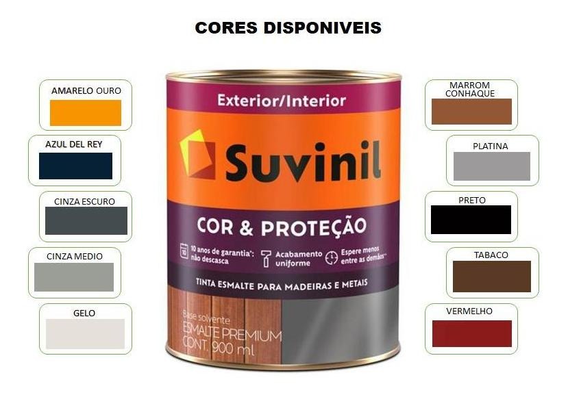 TINTA ESMALTE SINTETICO  VERMELHO – ALTO BRILHO 0,9 L