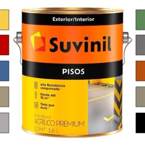 TINTA PISO 3,6L - AMARELA