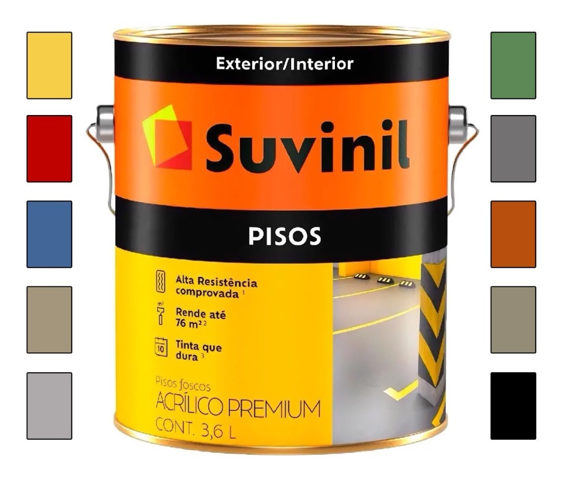 TINTA PISO – 3,6L CINZA