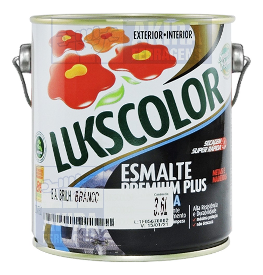 TINTA ESMALTE 3,6L – BASE AGUA BRANCO