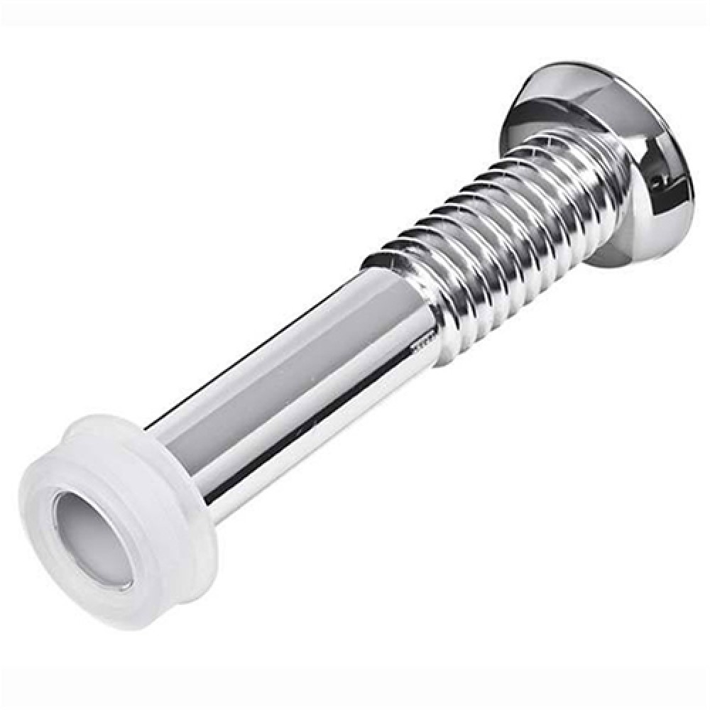 TUBO LIGAÇÃO PVC SANFONADO CROMADO