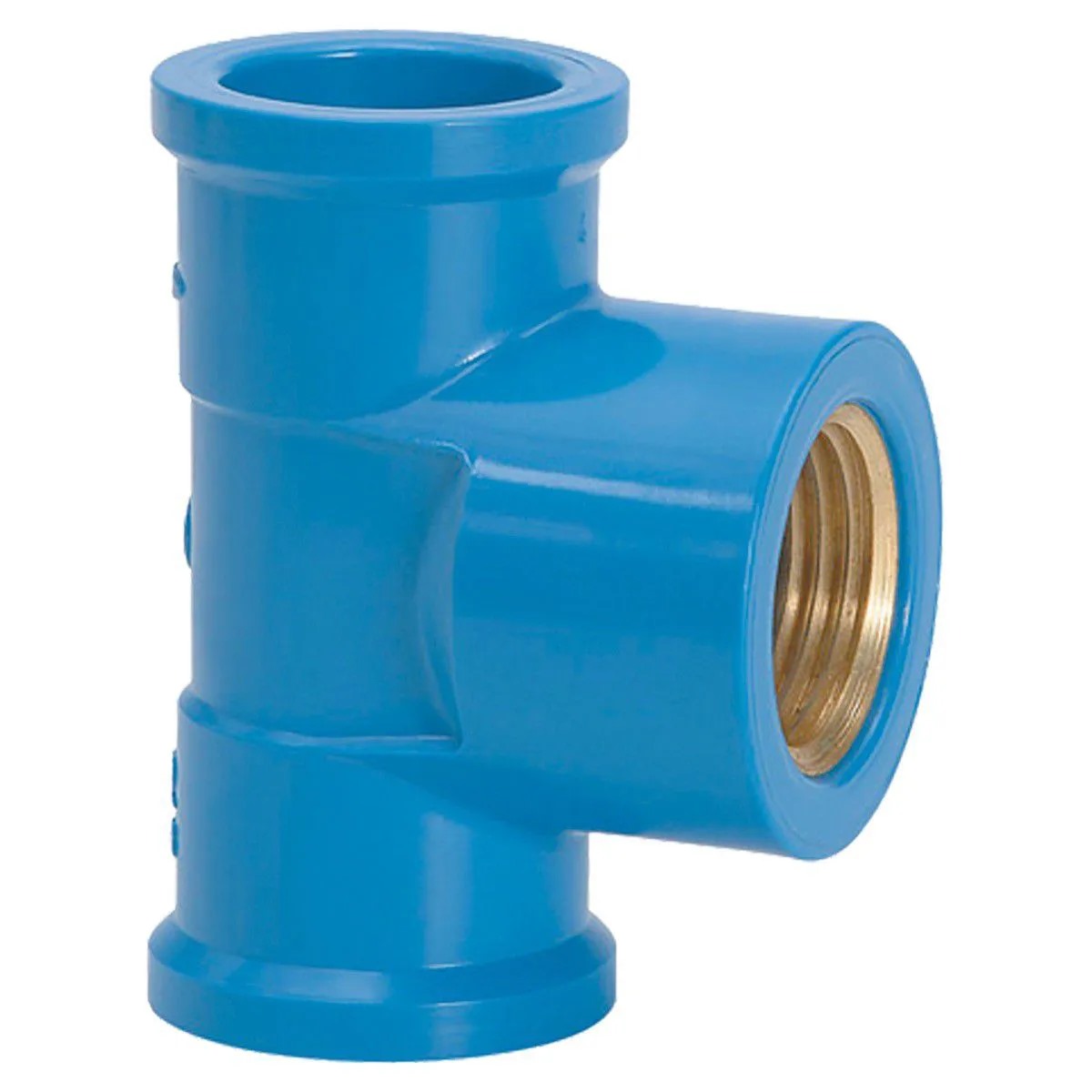 TE AZUL C/ BUCHA DE LATÃO 25X1/2″