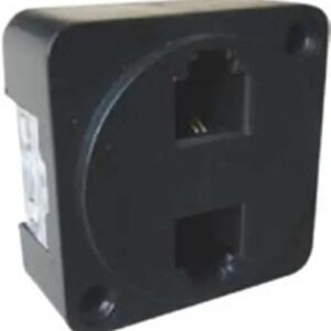 TOMADA MODULAR DE TELEFONE - FEMEA (PADRÃO C/ 2 JACK)