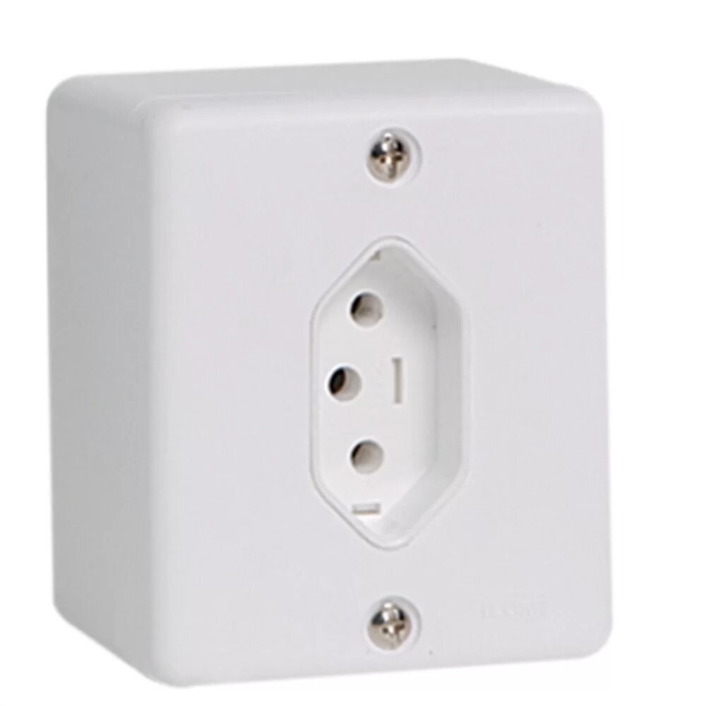 TOMADA EXTERNA SOBREPOR 2P+T – 10A