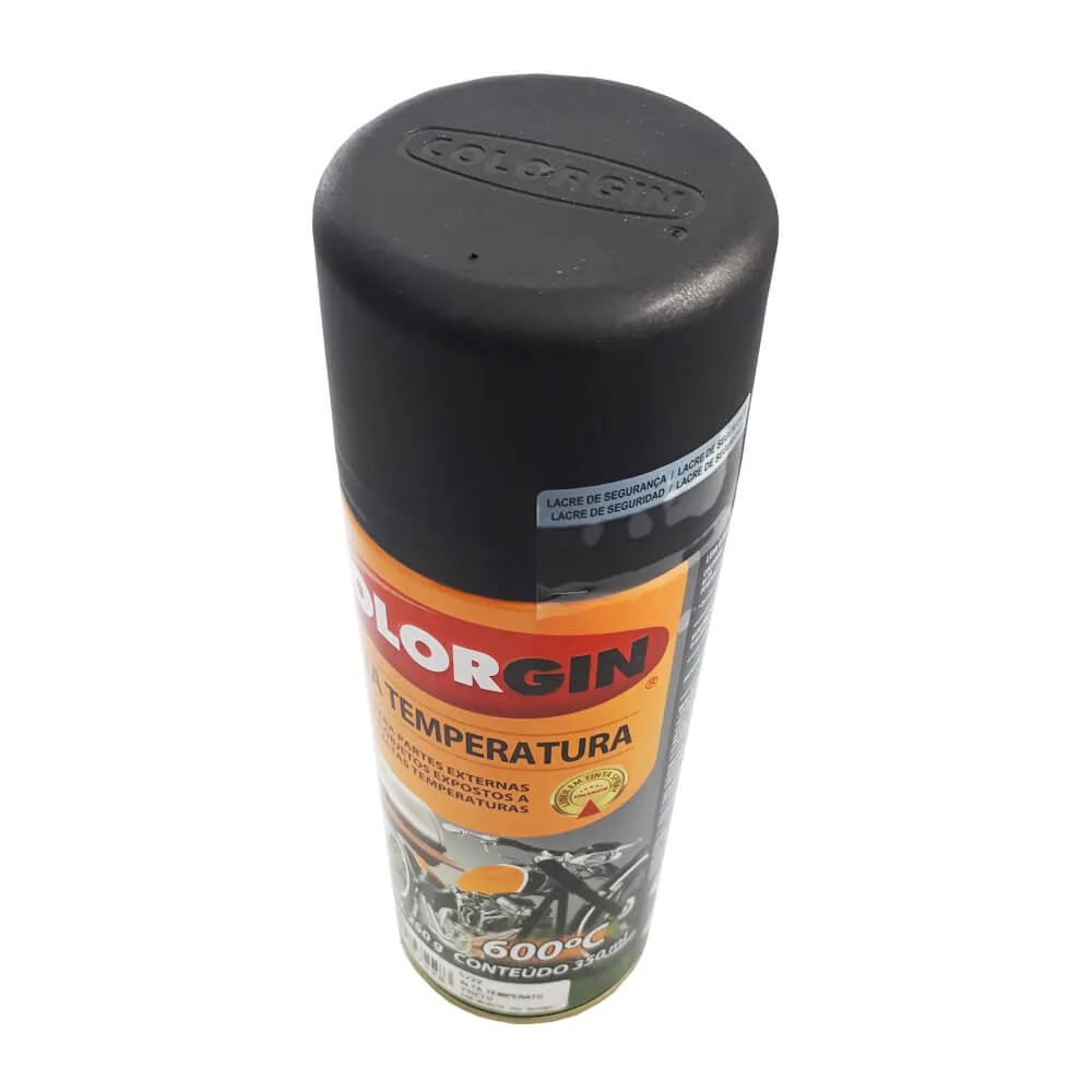 TINTA SPRAY ALTA TEMPERATURA – PRETO