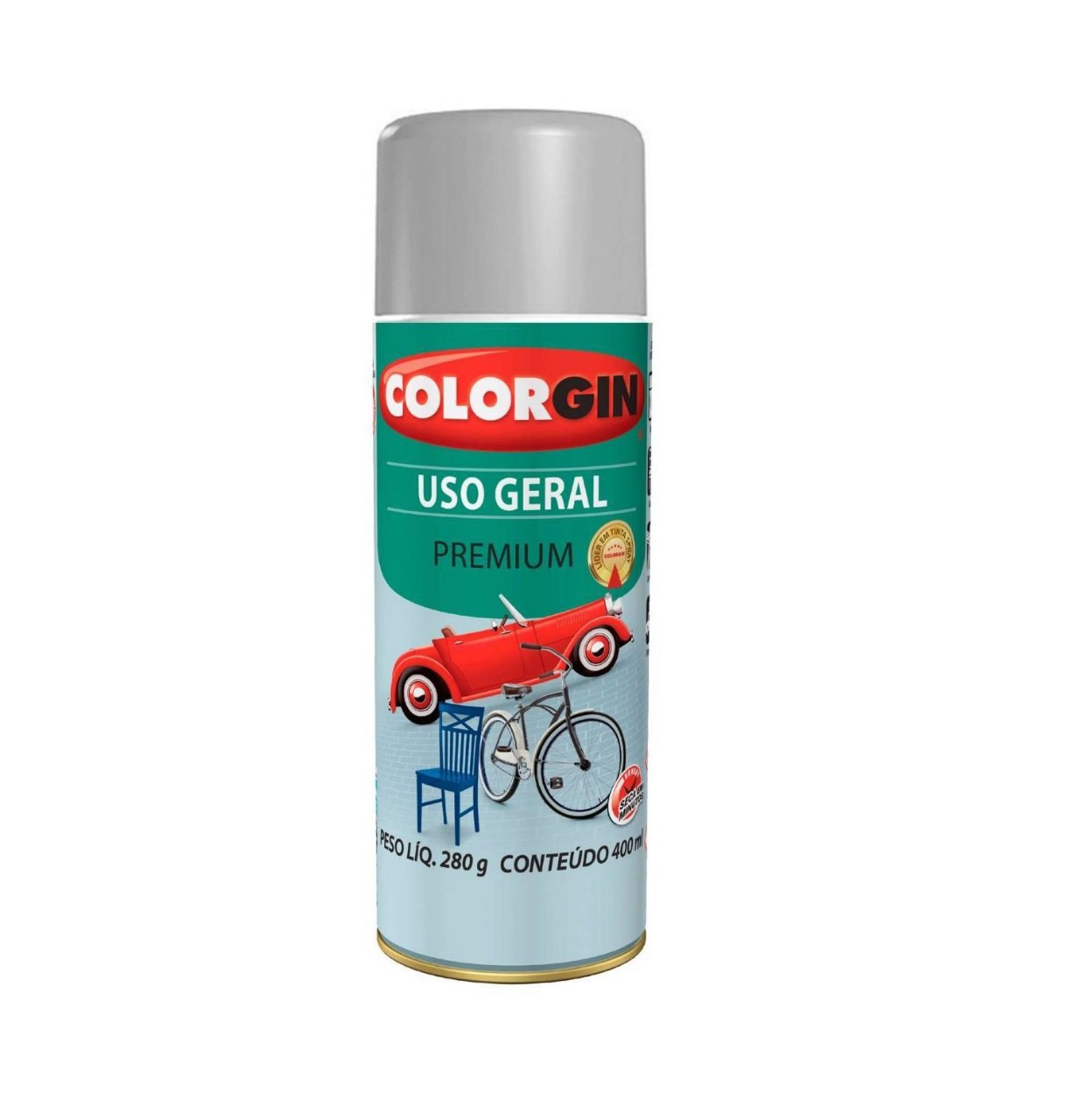 TINTA SPRAY USO GERAL – ALUMINIO