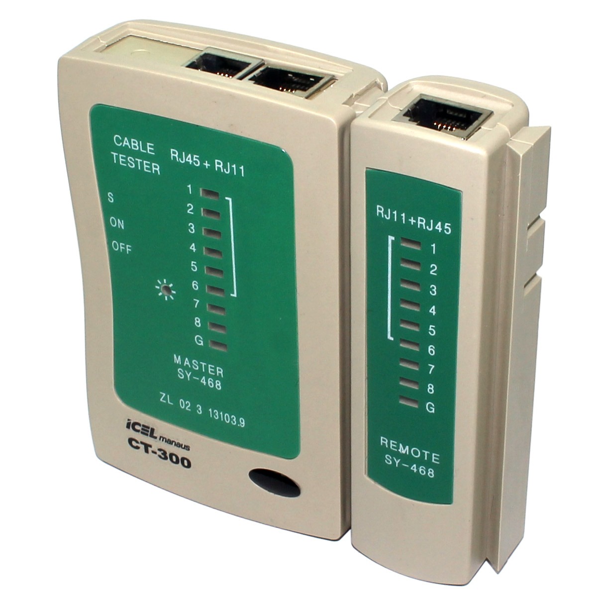 TESTADOR CABO RJ-11/RJ-45
