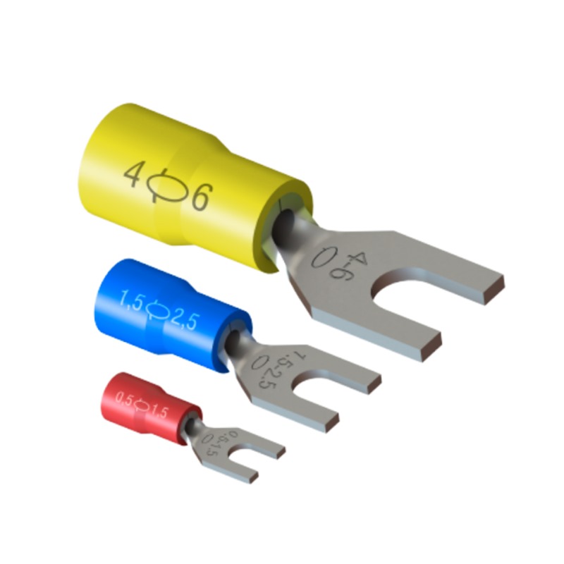 TERMINAL FORQUI PRÉ ISOLADO – 2,5MM