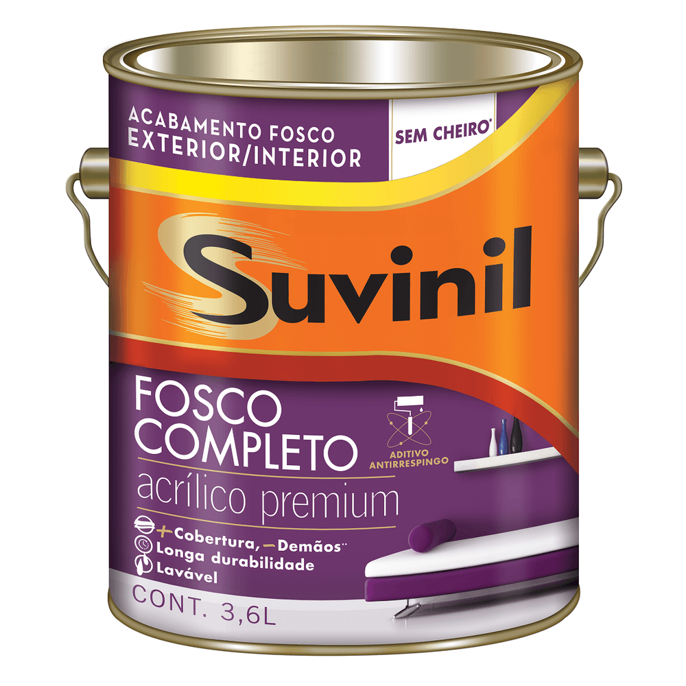 TINTA ACRILICA 3,6L – SUVINIL