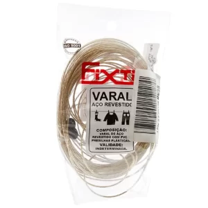 VARAL DE ACO REVESTIDO PVC 10M
