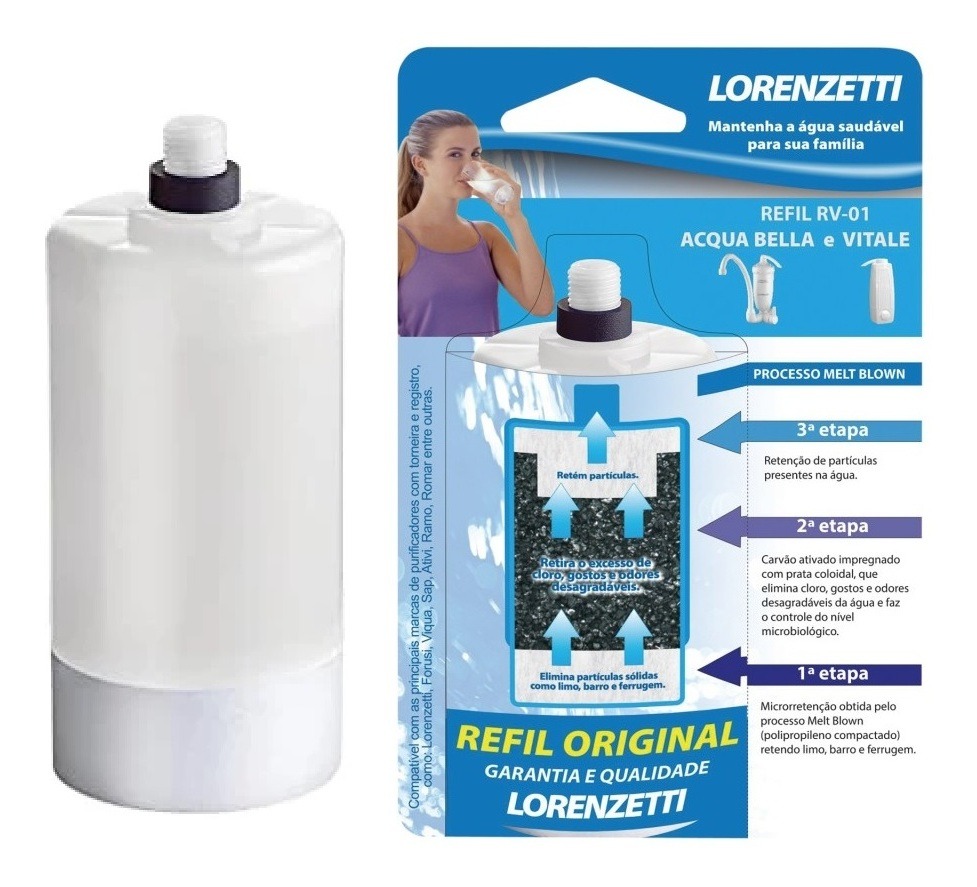 VELA FILTRO DE PRESSÃO – ACQUA BELLA