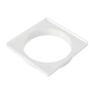 PORTA GRELHA - QUADRADA BRANCA - 10 CM