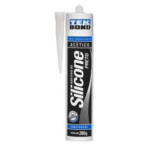 SILICONE  280 GR - PRETO