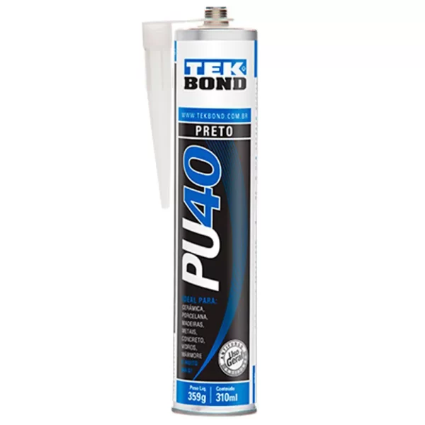 SILICONE PU PRETO - 400GR